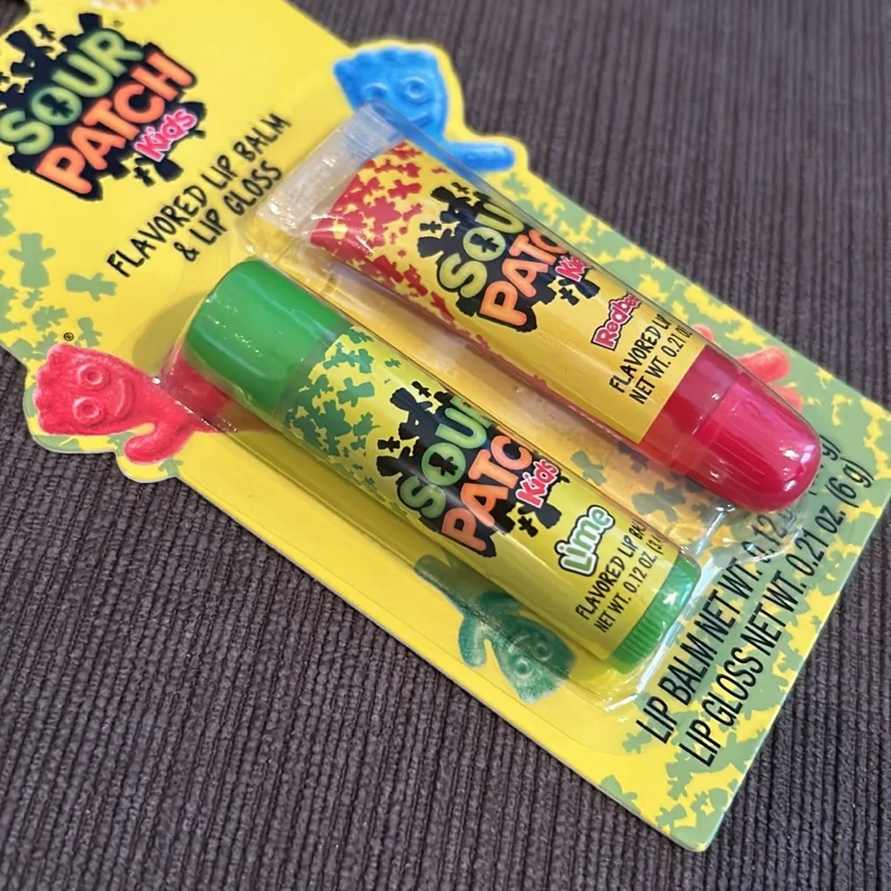 Sour Patch Lip Balm and Lip Gloss - Picture 2 of 3